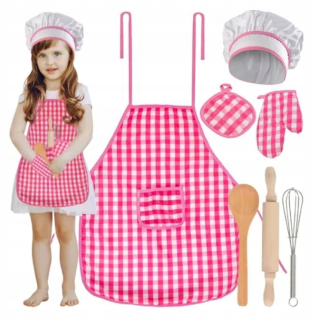Súprava Little Chef pre deti Príslušenstvo Zástera Little Chef Zástera