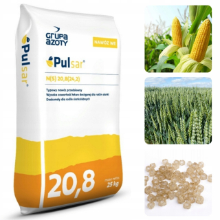 Sírne hnojivo, sulfátové Grupa Azoty crystals, jemné 25 kg 25 l