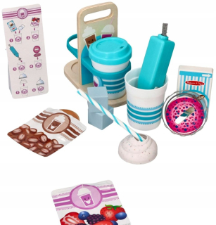 Sada Melissa&Doug na studené a teplé nápoje so sebou s napeňovačom