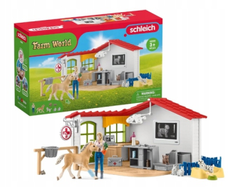 SCHLEICH 42502 27v1 KLINIKA VETERINÁRNA KLINIKA