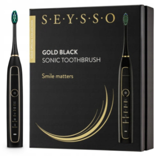 Sonická zubná kefka Seysso Gold Black Special Collection