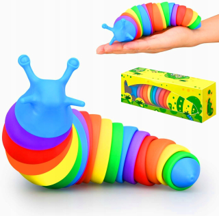 SNAIL XL senzorická húsenica antistresová červ