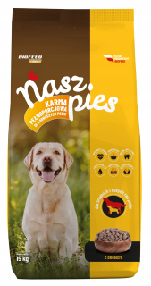 BIOFEED Náš pes s hydinou Suché krmivo pre psov 15KG