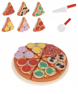 Drevená pizza Kruzzel 00009354 27 ks.