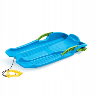 Plastové sane s brzdou HORNET sane na posuvné lano SLIDING CE BLUE