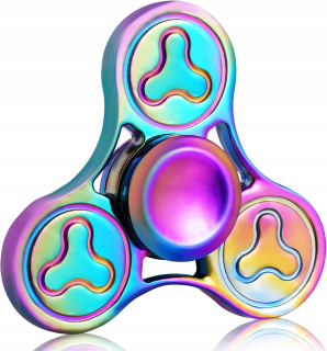 Fidget spinner s kovovým ložiskom a antistresovým spinnerom z nehrdzavejúcej ocele