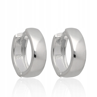 Strieborné kruhové náušnice 10mm pr.925