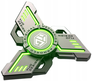 Antistresová hračka fidget spinner LED ufo svieti