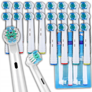 TIPY NA ELEKTRICKÚ ZUBNÚ KEFKU ORAL B BRAUN ORALB SADA 20 kusov
