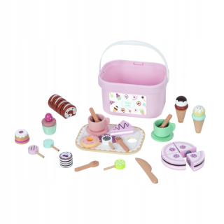 Drevená sladká súprava TOOKY TOY Sweet Cake v krabičke