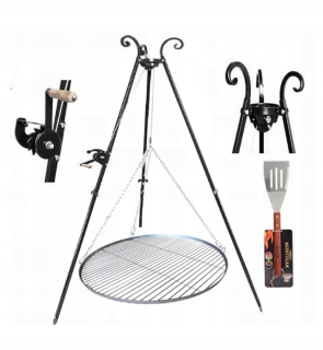 STROJÍK 210 PEVNÝ 8 KG PROFIL 2X2 2 MM NEREZOVÁ MRIEŽKA GRIL 70