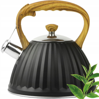 Karl Hausmann tradičná oceľová kanvica, 3 l, čierna