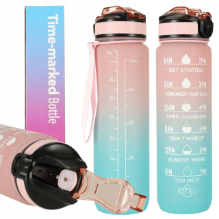 Fľaša Ikonka 1000 ml viacfarebná