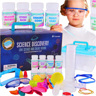 VZDELÁVACIE HRAČKY PRE DETI MALÝ chemik 30 LABORATÓRNYCH EXPERIMENTOV