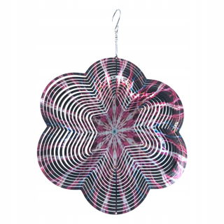 Viacfarebné 3D nerezové prívesky Wind Wind catcher 22x33cm