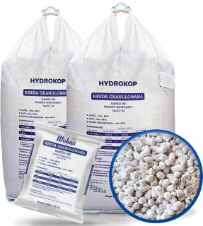 Vápenné hnojivo Wokas granulát 25 kg 25 l