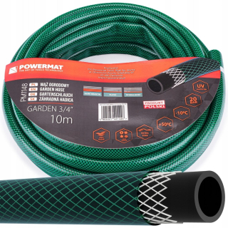 Záhradná hadica na vodu 3/4'' 10m 3 vrstva 20 bar