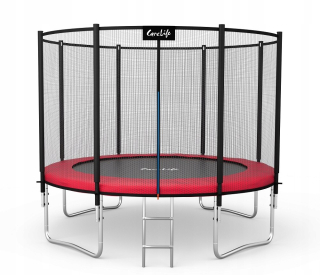Záhradná trampolína pre deti s vonkajšou sieťou 374 cm 12ft