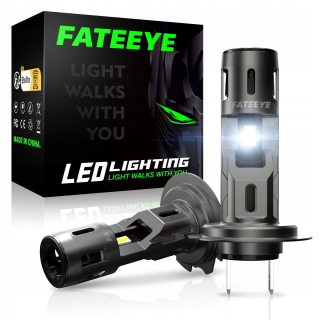 LED náhrady autožiaroviek H7 FATEEYE S2 CSP, 12 V, 2 kusy