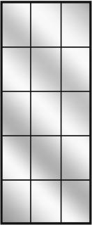ZRKADLO 60X150 CM ČIERNA OBDŽNÍKOVÝ STYLER LOFT LU-12370