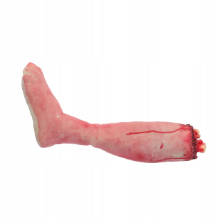 Zlomené končatiny Halloweenska krv na chodidle