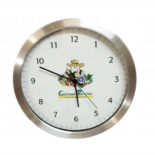 Záhradné nástenné hodiny, dekorácia na terasu, balkón, 25 cm